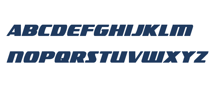 Americorps Bold Condensed Lowercase