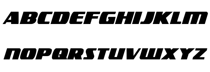 Americorps Bold Condensed Font LOWERCASE