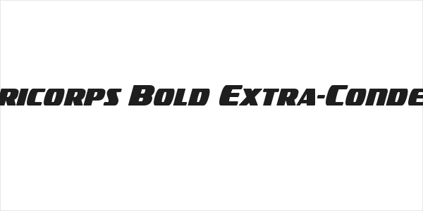 Americorps Bold Extra-Condensed Logo