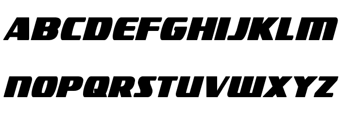 Americorps Bold Extra-Condensed Font LOWERCASE