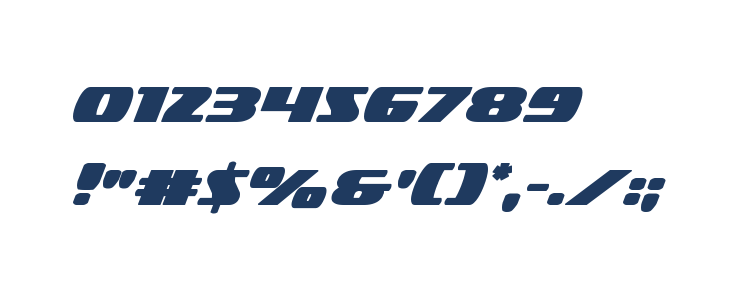 Americorps Bold Other Characters