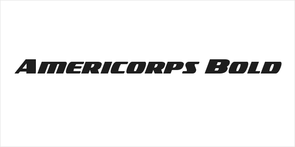 Americorps Bold Logo