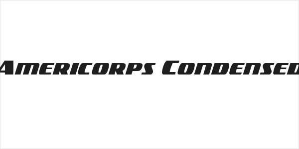 Americorps Condensed Logo