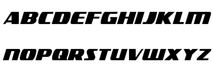 Americorps Condensed Font LOWERCASE