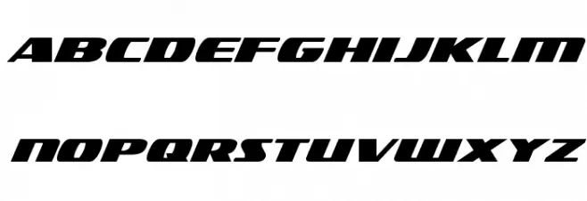 Americorps Expanded Font Litere mici