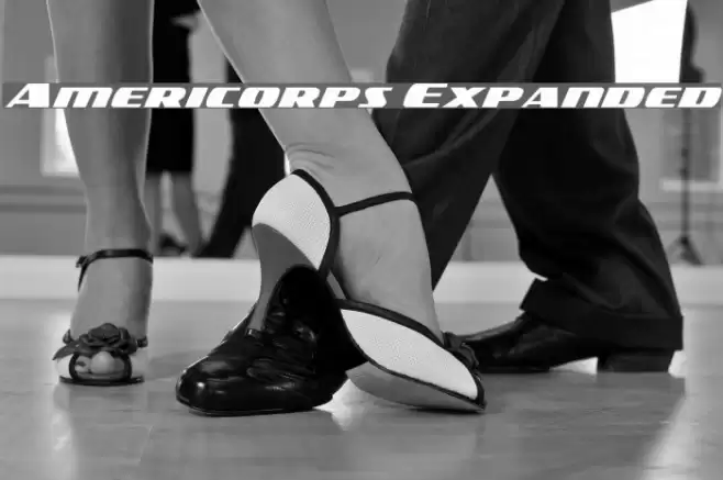 Americorps Expanded Font examples