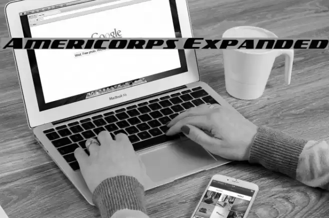 Americorps Expanded Font examples