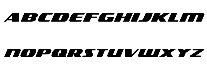 Americorps Expanded Font LOWERCASE