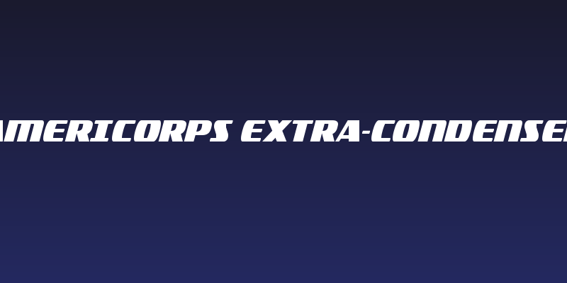 Americorps Extra-Condensed Social Header