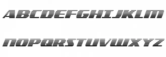 Americorps Gradient フォント 大文字