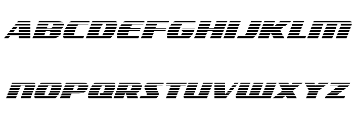 Americorps Gradient Font LOWERCASE