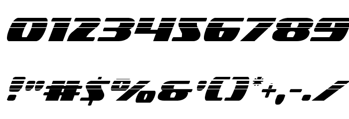 Americorps Halftone Font OTHER CHARS