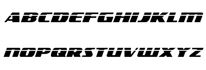 Americorps Laser Regular Font LOWERCASE