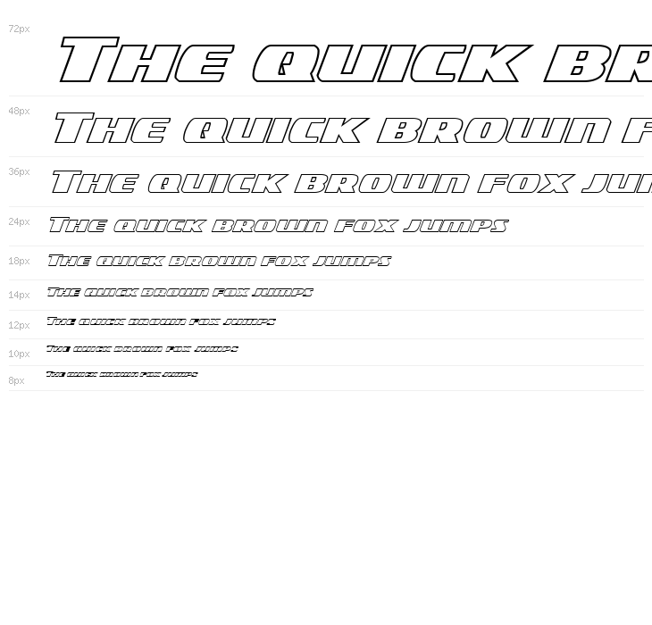 Americorps Outline Regular Waterfall