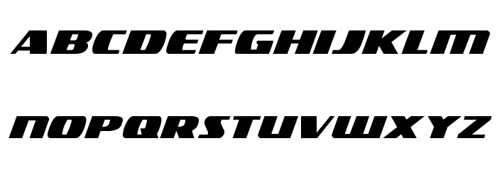 Americorps Regular Font LOWERCASE
