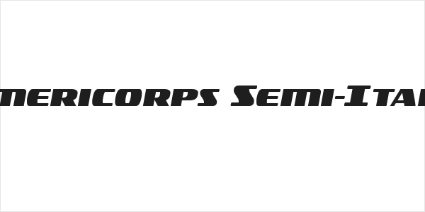 Americorps Semi-Italic Logo