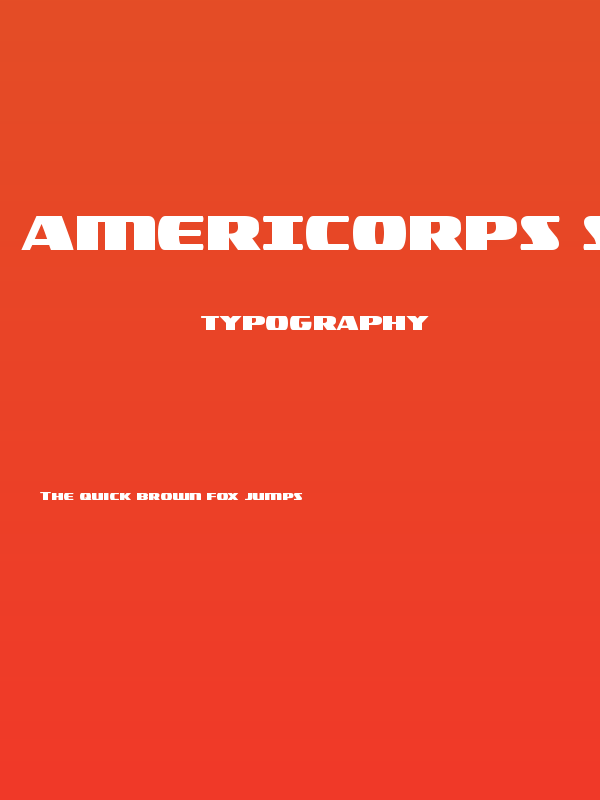 Americorps Straight Poster