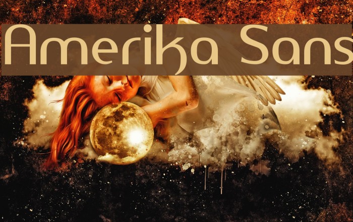 Amerika Sans Font examples