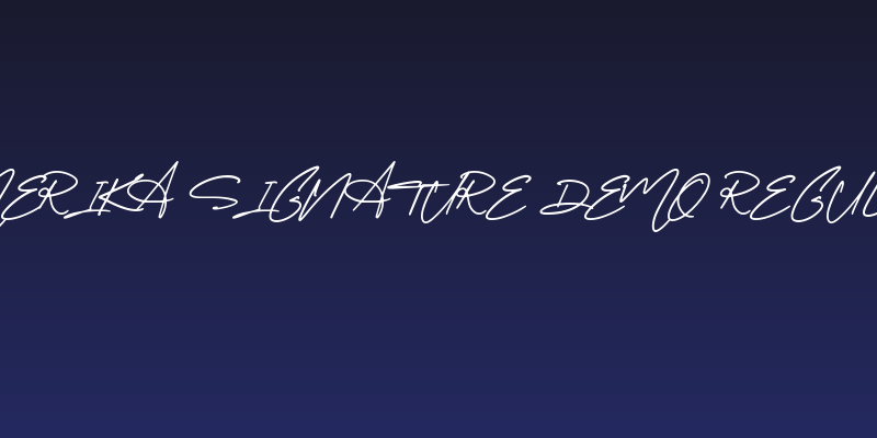 Amerika Signature Demo Regular Social Header