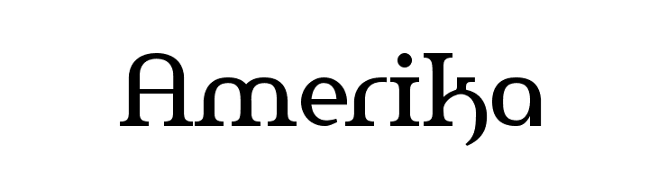 Amerika  Frei Schriftart Herunterladen