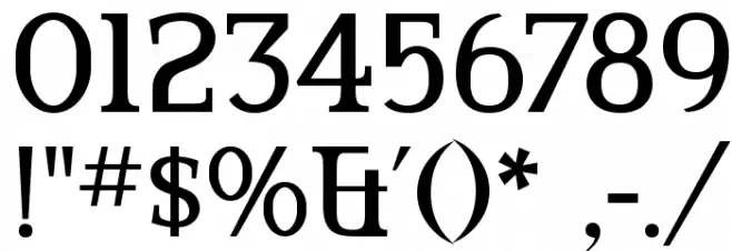 AmerikaPro Font OTHER CHARS