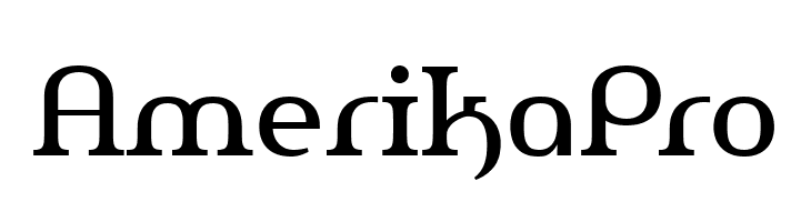 AmerikaPro  フリーフォントのダウンロード