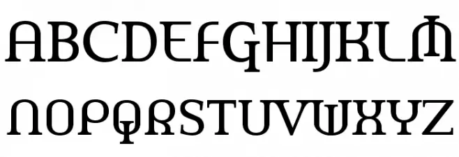 AmerikaPro 字体 大写