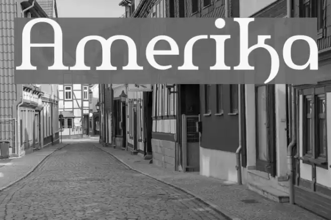 Amerika Font examples
