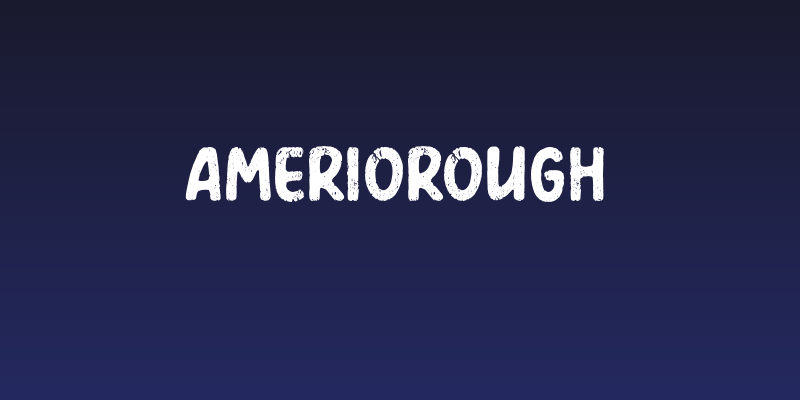 AmerioRough Social Header