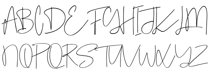 Ameriondela Free Font OTHER CHARS