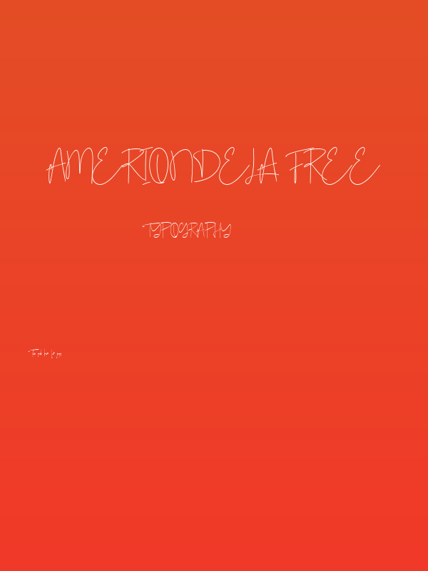 Ameriondela Free Poster