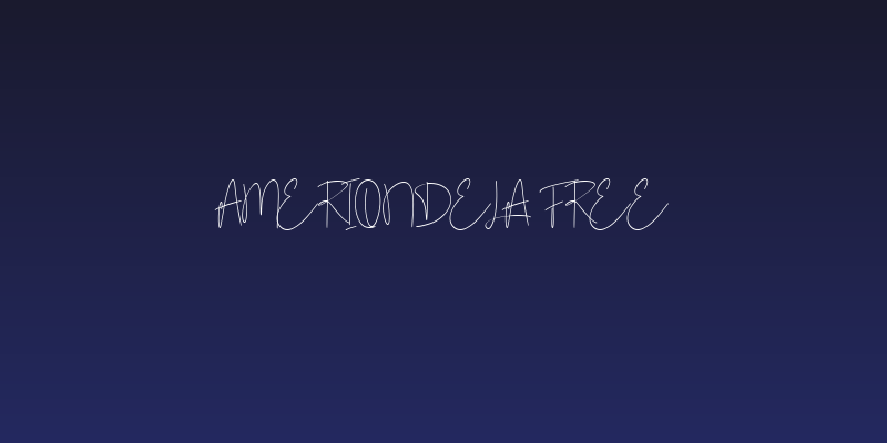 Ameriondela Free Social Header