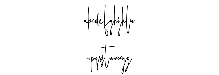 Ameriondela Free Font LOWERCASE