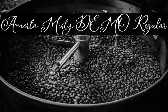 Amerta Misty DEMO Regular Font examples