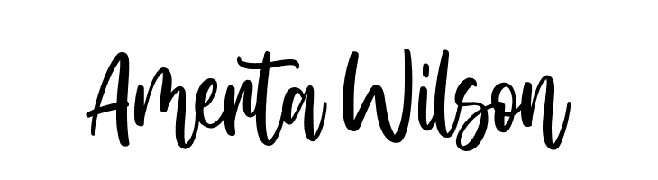 Amerta Wilson  font caratteri gratis