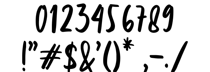 Amerta Wilson Font OTHER CHARS