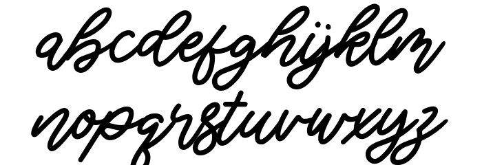 Amertano Font LOWERCASE