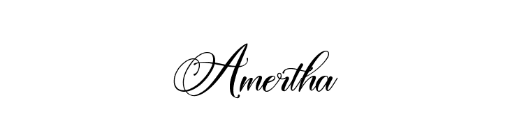 Amertha  नि: शुल्क फ़ॉन्ट्स डाउनलोड