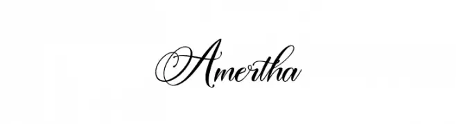 Amertha  フリーフォントのダウンロード