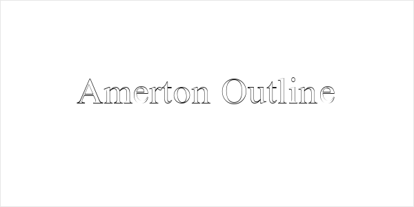 Amerton Outline Logo