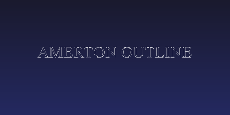 Amerton Outline Social Header