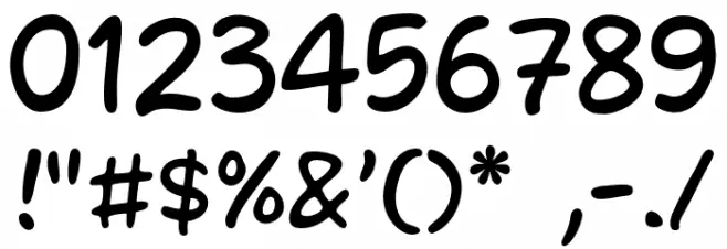 Ames Font OTHER CHARS