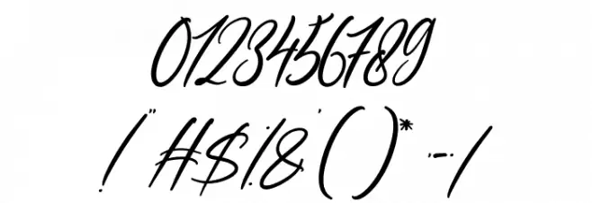 Amestaya Font OTHER CHARS