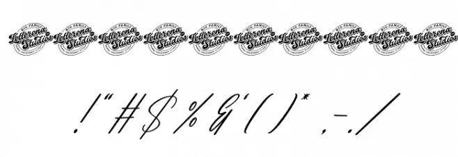 Amethykan DEMO VERSION Italic Font OTHER CHARS