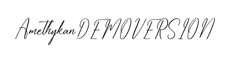 Amethykan DEMO VERSION font caratteri gratis