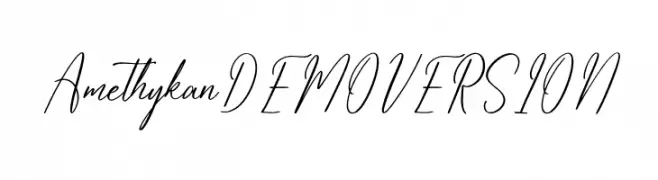 Amethykan DEMO VERSION Free Fonts Download