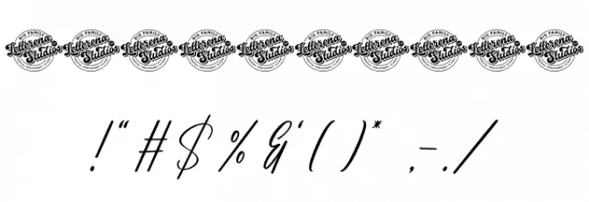 Amethykan DEMO VERSION Font OTHER CHARS