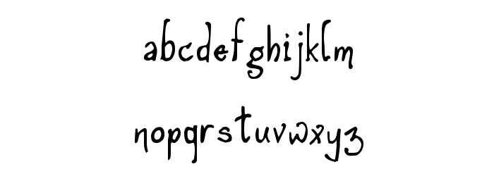 Amethyst Zucchini Font LOWERCASE