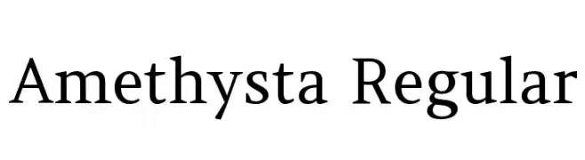 Amethysta Regular  لخطوط تنزيل