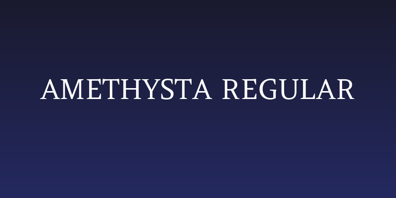 Amethysta Regular Social Header